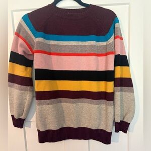Promesa Women's Multicolor Striped Crewneck Sweater
